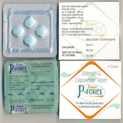 Super P Force Mg Sildenafil Citrate Dapoxetine At Rs Stripe