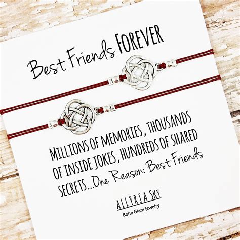 Best Friend Bracelet Set Best Friends Forever Bff Bestie Best Friend