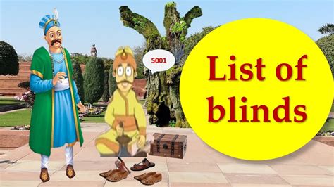 List Of Blinds Akbar Birbal Funny Stories Youtube