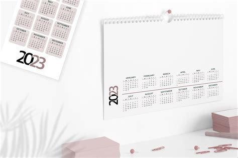 2023 Calendar Template Graphic by Shmakova Art · Creative Fabrica