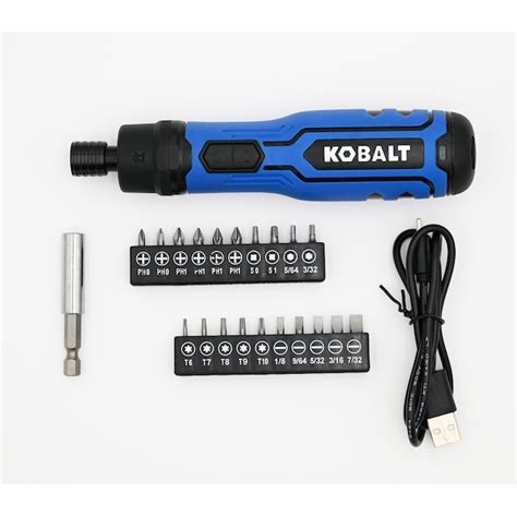 Kobalt 4 Volt 1 4 In Cordless Screwdriver 1 Battery Included In The Screwdrivers Department At