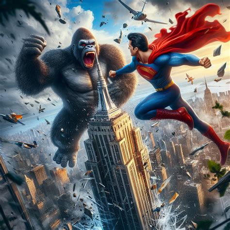 Superman X Kong by Zaredit on DeviantArt