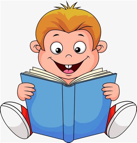 Reading A Laughing Child Reading Clipart Laugh Happy Png Image And