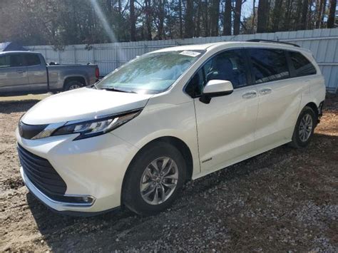 2021 TOYOTA SIENNA XLE For Sale NC RALEIGH NORTH Fri Apr 05