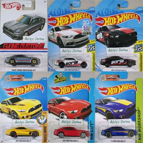 Jual Hotwheels Hot Wheels 2015 Ford Mustang GT Factory Sealed Hw Speed Graphics Borla Edisi