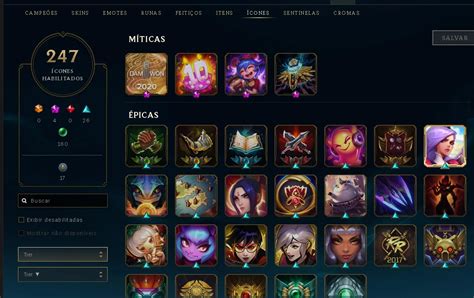 Conta Legue Of Legends 120 Skins 100 Emotes 247 Ícones League Of