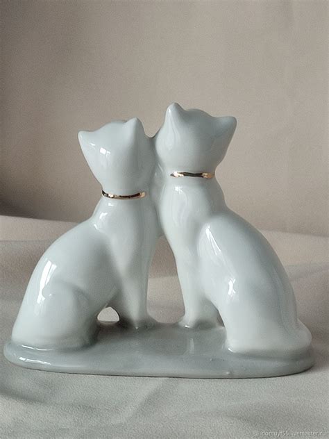 Статуэтка : " Любовь " фарфор котики в интернет-магазине Ярмарка ...