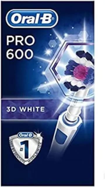 ORAL B PRO 600 Spazzolino Elettrico Con Testine Oral B Cross Action EUR