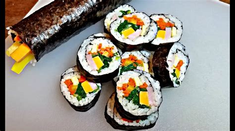 How To Make Kimbap Gimbap Lunch Box Ideas Kimbap Recipe Youtube