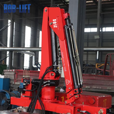 Brand New Folding Bob Lift 1 Ton Mounted Knuckle Boom Truck Crane