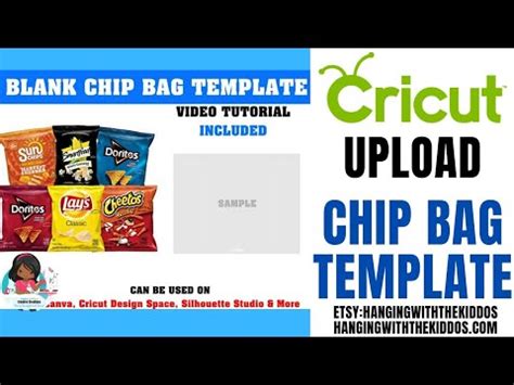 Free Chip Bag Template For Cricut / 42 best Custom Chip Bags images on ...