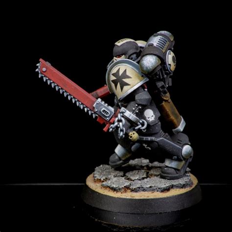 Pro Painted Warhammer 40k Black Templars Primaris Intercessor Sergeant