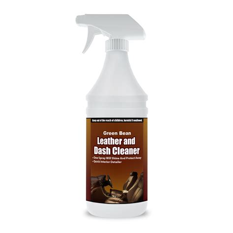 Leather and Dash Cleaner - Green Leather Conditioner, 32 Oz