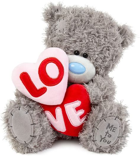 Me To You 23cm Love Double Heart Tatty Teddy Bear Uk