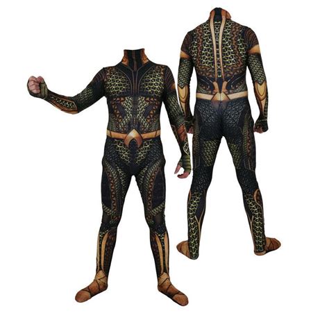 Justice League Aquaman Orin Arthur Curry Cosplay Zentai Costume Aqua M