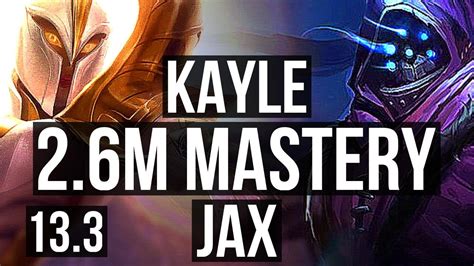 Kayle Vs Jax Top 2 6m Mastery 1500 Games 3 1 6 Kr Master 13