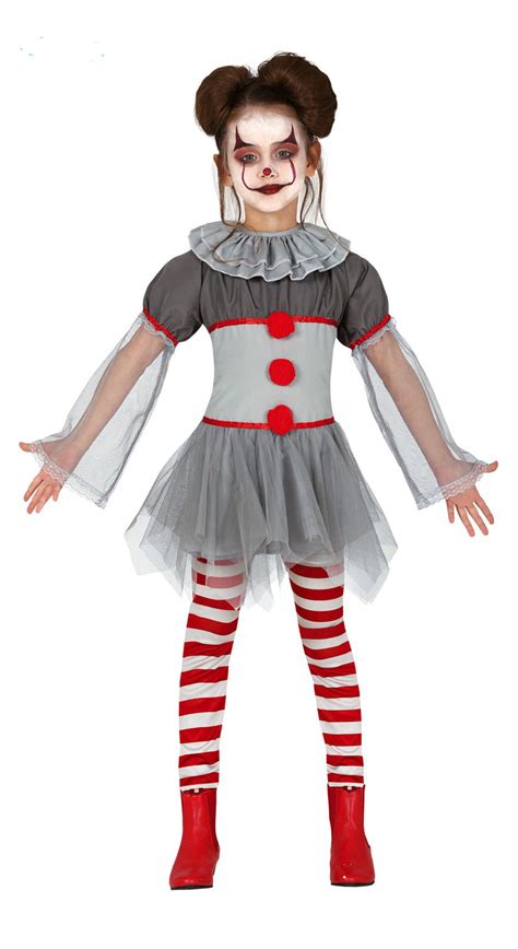 Childrens Killer Clown It Costume Girl