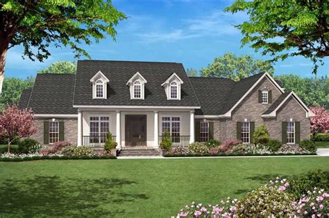 Traditional Country Home Floor Plan Four Bedrooms Plan 142 1005