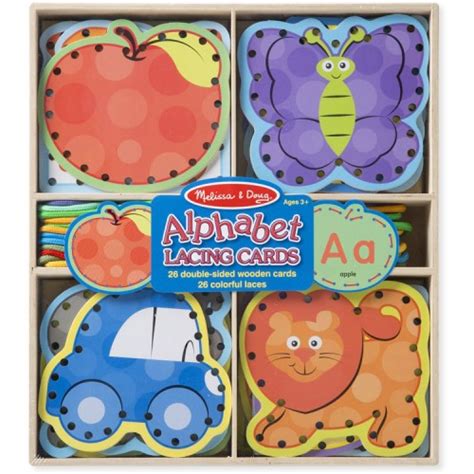 Alphabet Lacing Cards Preschool Learning Set