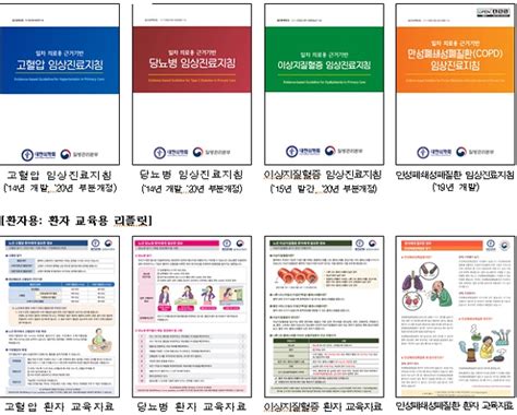 질병청 일차의료용 만성질환 임상진료지침 발간