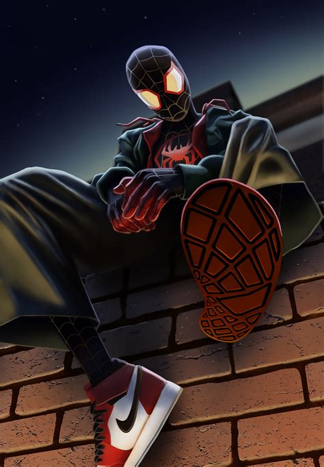 Artstation Spiderman Miles Morales