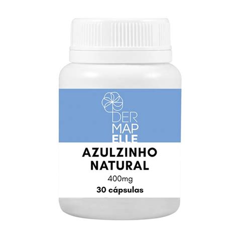 Azulzinho Natural 30 Cápsulas Para Disfunção Erétil Dermapelle