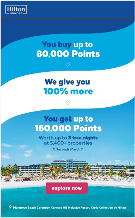 LAST CALL Hilton Buy Honors Points 100 Bonus Until March 11 2022