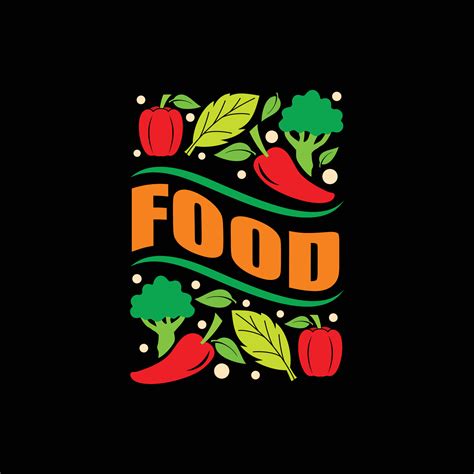 Food simple logo design vector 24499900 Vector Art at Vecteezy