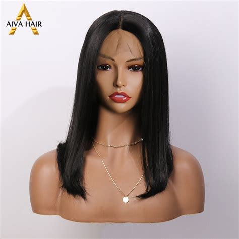 Aiva hår varmebestandigt syntetisk blonde front pa Grandado