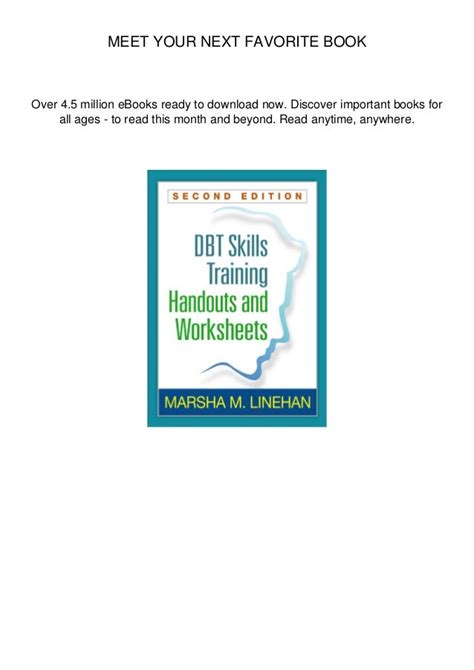 Dbt Skills Training Handouts And Worksheets