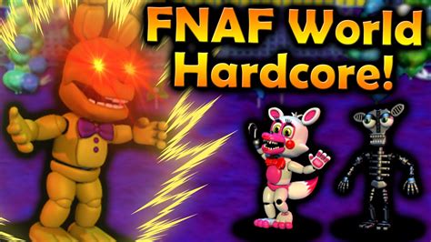 Fredbear Fnaf World Hardcore Mode Part 7 Youtube