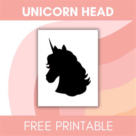 7 Super Cute And Free Printable Stencil Unicorn Templates Everywhere