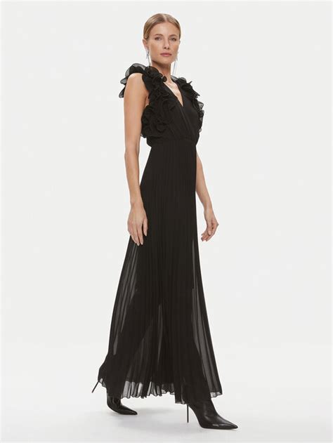 Vicolo Abendkleid Tr Schwarz Regular Fit Modivo At