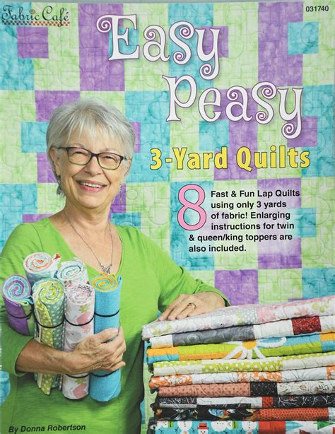 Easy Peasy 3 Yard Quilts By Donna Robertson For Fabric Café Etsy