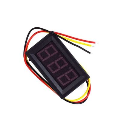 Dc V V Inch Wire Led Digital Voltmeter Voltage Meter