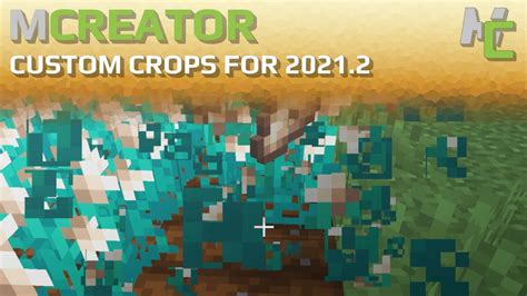 Mcreator Tutorial Custom Crops 20212 Youtube