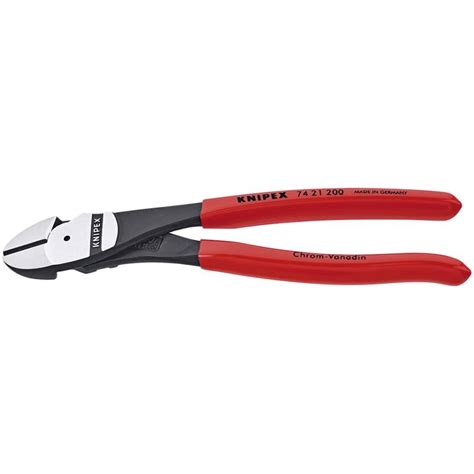 KNIPEX Angled High Leverage 8-in Diagonal Cutting Pliers at Lowes.com