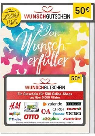 Wunschgutschein das perfekte Geschenk 500 Einlösepartner für