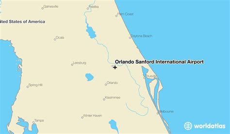 Sanford Airport Map