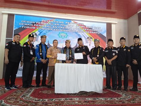 Pengurus DPW FKMB Riau Periode 2023 2028 Resmi Dilantik