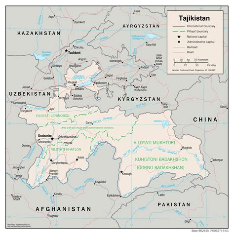 Maps Of Tajikistan Map Library Maps Of The World