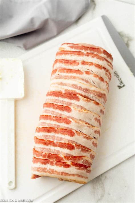 Bacon Wrapped Stuffed Pork Loin Recipe Grillonadime