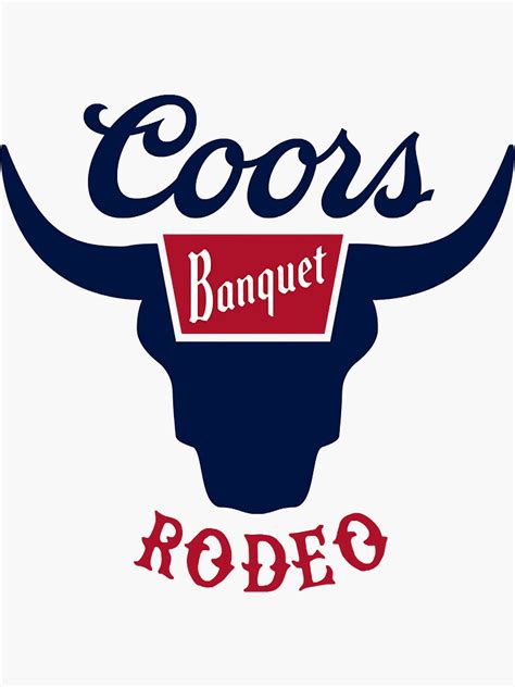 Coors Banquet Rodeo Coors Rodeo Colorway Sticker By Colerprmutoc