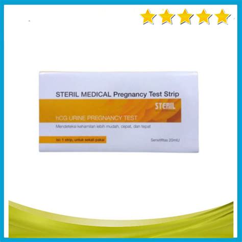 Steril Pregnancy Test 1 Strip Test Pack Tes Kehamilan Alat Cek