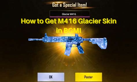 How To Get M416 Glacier Skin In Bgmi How To Get M416 Glacier Skin In