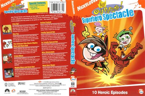 Fairly Oddparents: Superhero Spectacle dvd cover (2004) R1