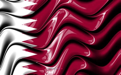 Download wallpapers Qatari flag, 4k, Asia, national symbols, Flag of ...