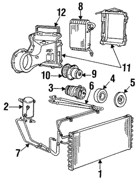 Condenser Compressor And Lines For 1985 Gmc C1500 Pickup Gmpartsnow