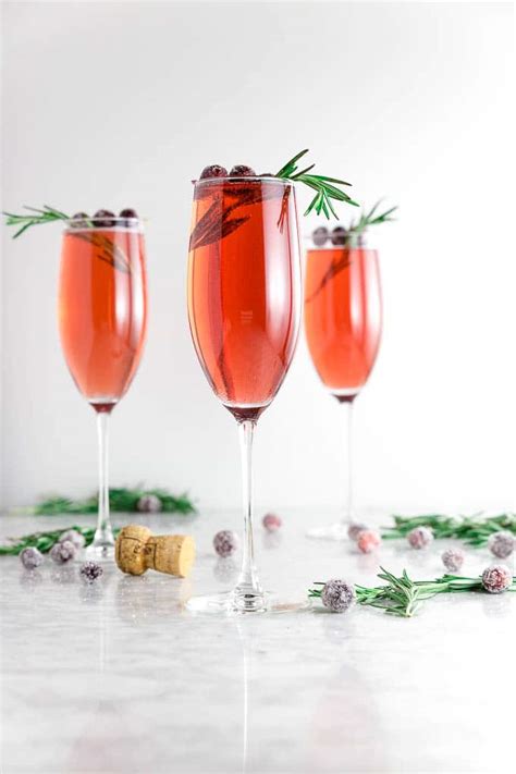 Easy Cranberry Mimosa Poinsettia Cocktail An Easy Holiday Cocktail