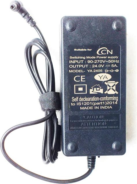 24Volt 5Amp Power Adapter for Electronics Gadgets : Amazon.in: Electronics